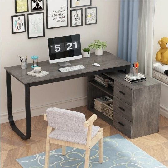 L-shaped Computer Desk
