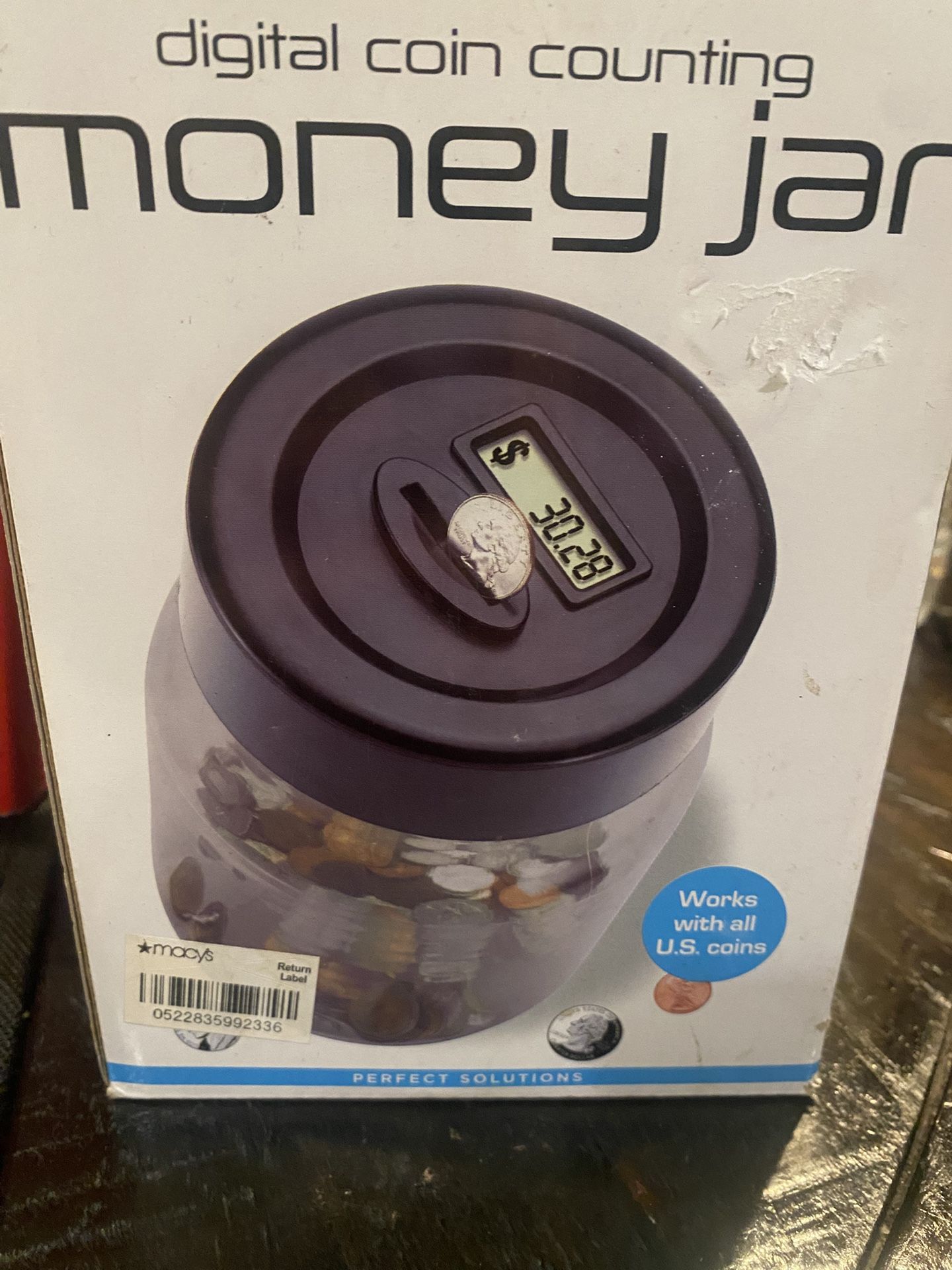 Digital Coin, Counting Money Jar