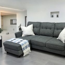 ‼️🚨 Mcm 2 Piece Sectional left Facing Chaise!