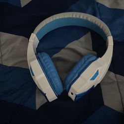 Blue Gaming Headphones 