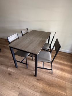 Dining table with 4 chairs