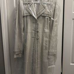 Leather coat