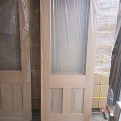 Doors Mohogany ..Brand New. Solid Wood.  80. Ea