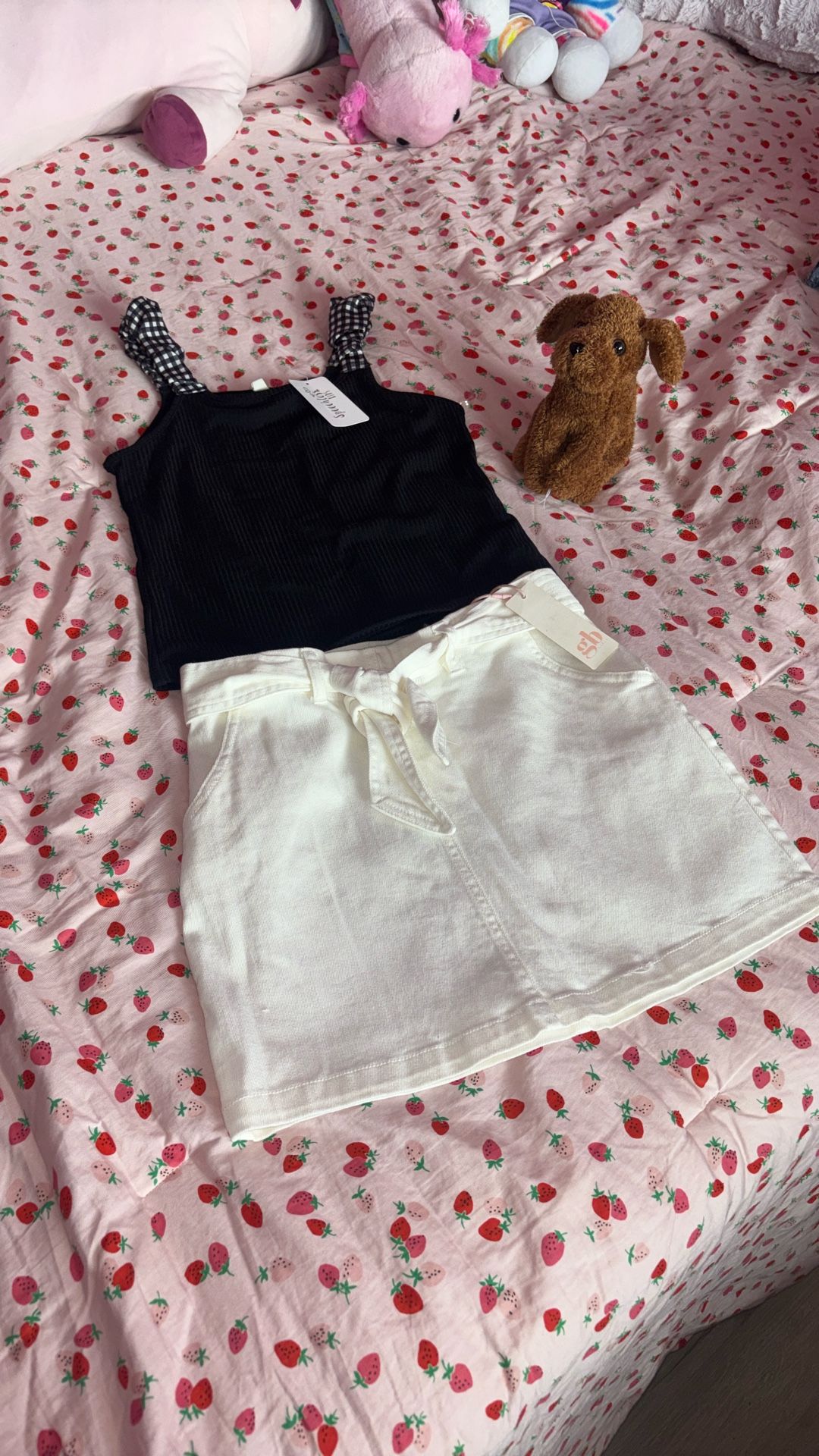 Girls Black And White Outfit