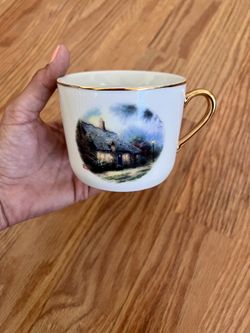 Thomas Kinkade Moonlight Cottage Collectible Mug