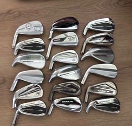 Golf  Mixed Iron Heads Lot – PXG, Cobra, TaylorMade