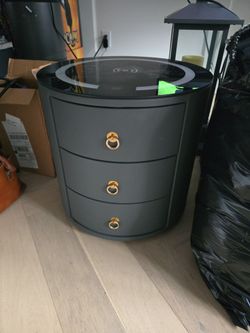 Grey night stand