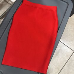 Red Bandage Skirt