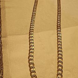 Gold Curb Chain