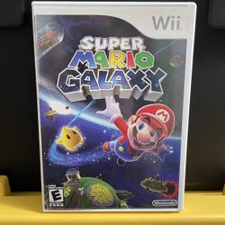 Super Mario Galaxy for Nintendo Wii video game console system Bros brothers smg 1