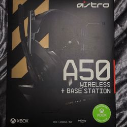 Astro A50 Wireless Headset GEN 4 BLACK & GOLD