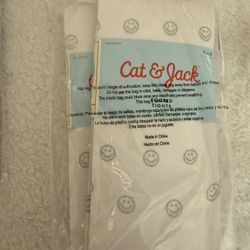 New Cat & Jack  footed socks 4-6x 