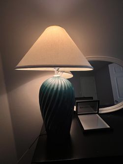Deep Ocean Blue Table Lamp