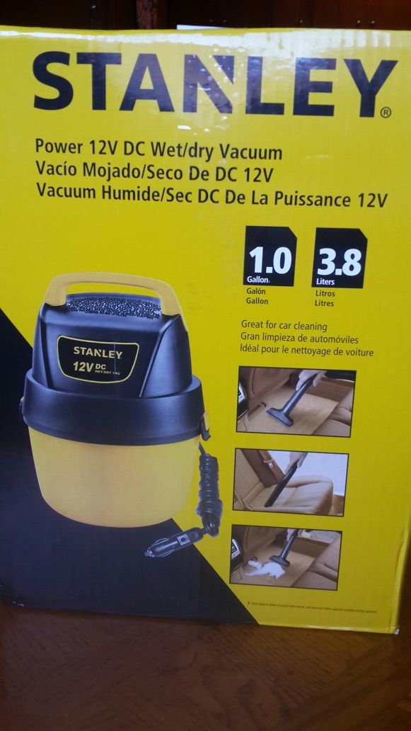 Stanley wet and dry car vacuum