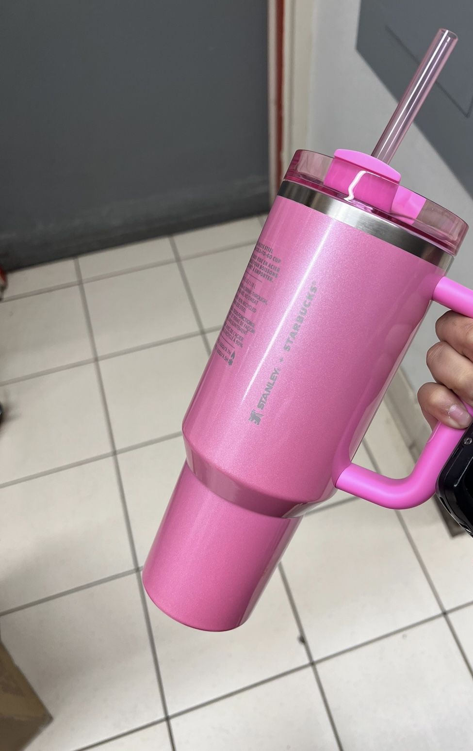 Pink Starbucks Stanley 40oz