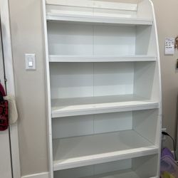 White Bookshelf