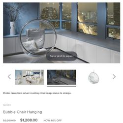 Clear Hanghing Chair Kardiel