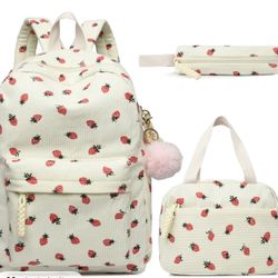 New Strawberry Backpack 