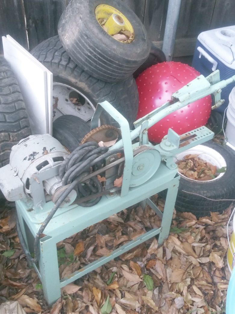 Older motor hack saw