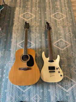 Mitchell acoustic and electric guitars