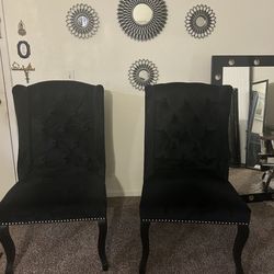 Black chair set