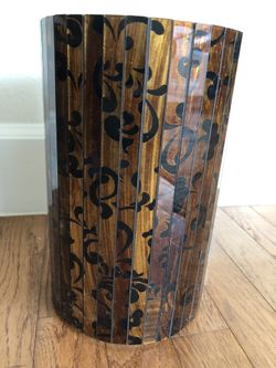 Glass Vase Home Decor Accent Decoration Item Mosaic