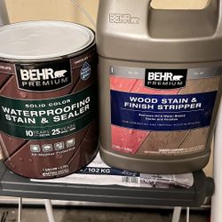 Behr Deck Stripper And Deck Stain
