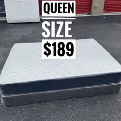 NEW Mattress Queen Size Regular With Box Spring // Offer  🚚