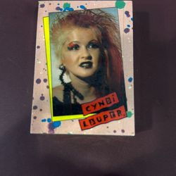 1985 Cyndi Lauper Complete Set of 33 Cards & 33 Stickers by Topps