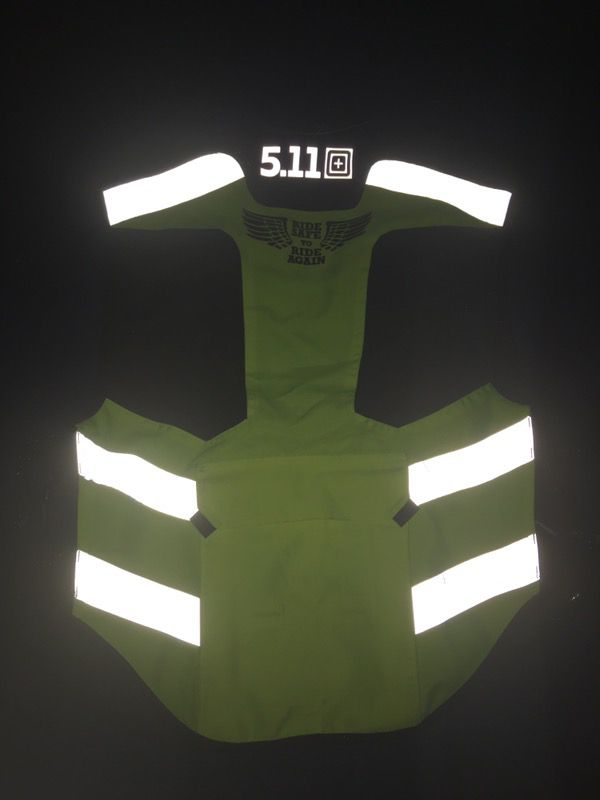 Motorcycle night safety vest