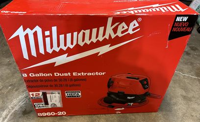 Milwaukee 8 Gal Hepa Dust Extractor