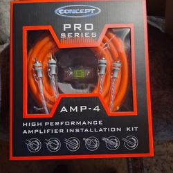 Concept Pro Series 4 Gauge Amp Kit Brand New In The Box 