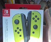 Nintendo switch neon yellow joycons unopened brand new