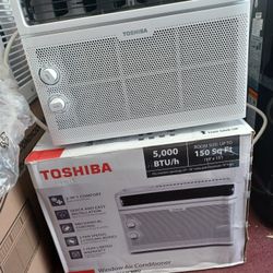 5000btu Windows Ac By Toshiba.  Complete Set New In Box With Warranty 