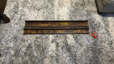 Wall picture ledge shelves set