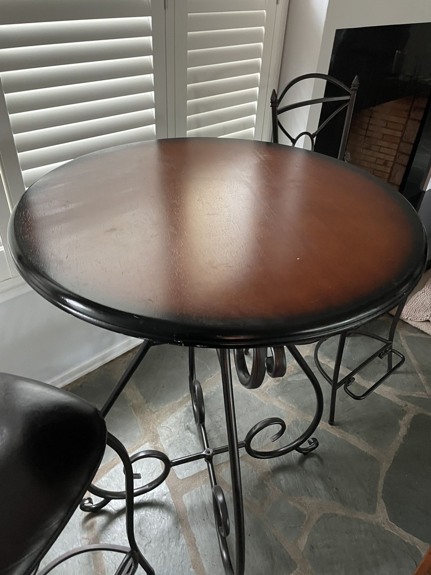 Cafe Tall Table And Chairs