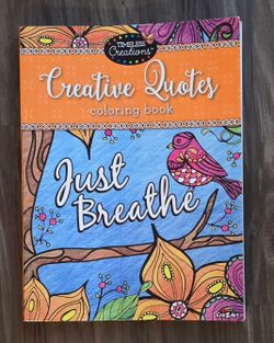 *Brand New* Cra-Z-Art Timeless Creations "Creative Quotes" Adult Coloring Book