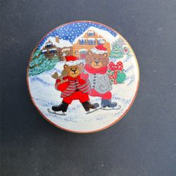 Mikasa Skating Trendy Bears Trinket Or Candy Dish 
