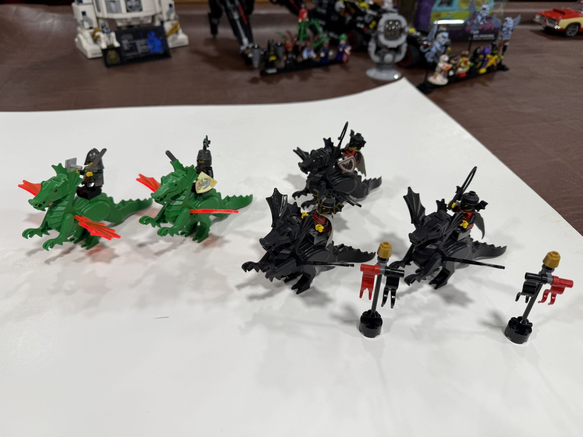 Lego Vintage Dragons With Riders