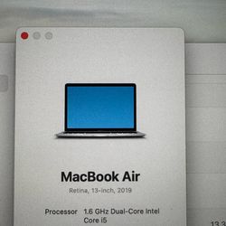 2019 MacBook Air 13” with TouchID