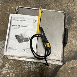 7 Inch wet tile saw 