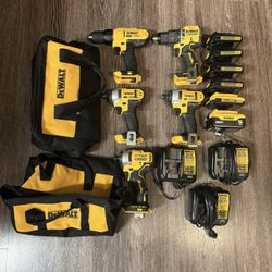 Dewalt Drill/ Batteries/ And Chargers 