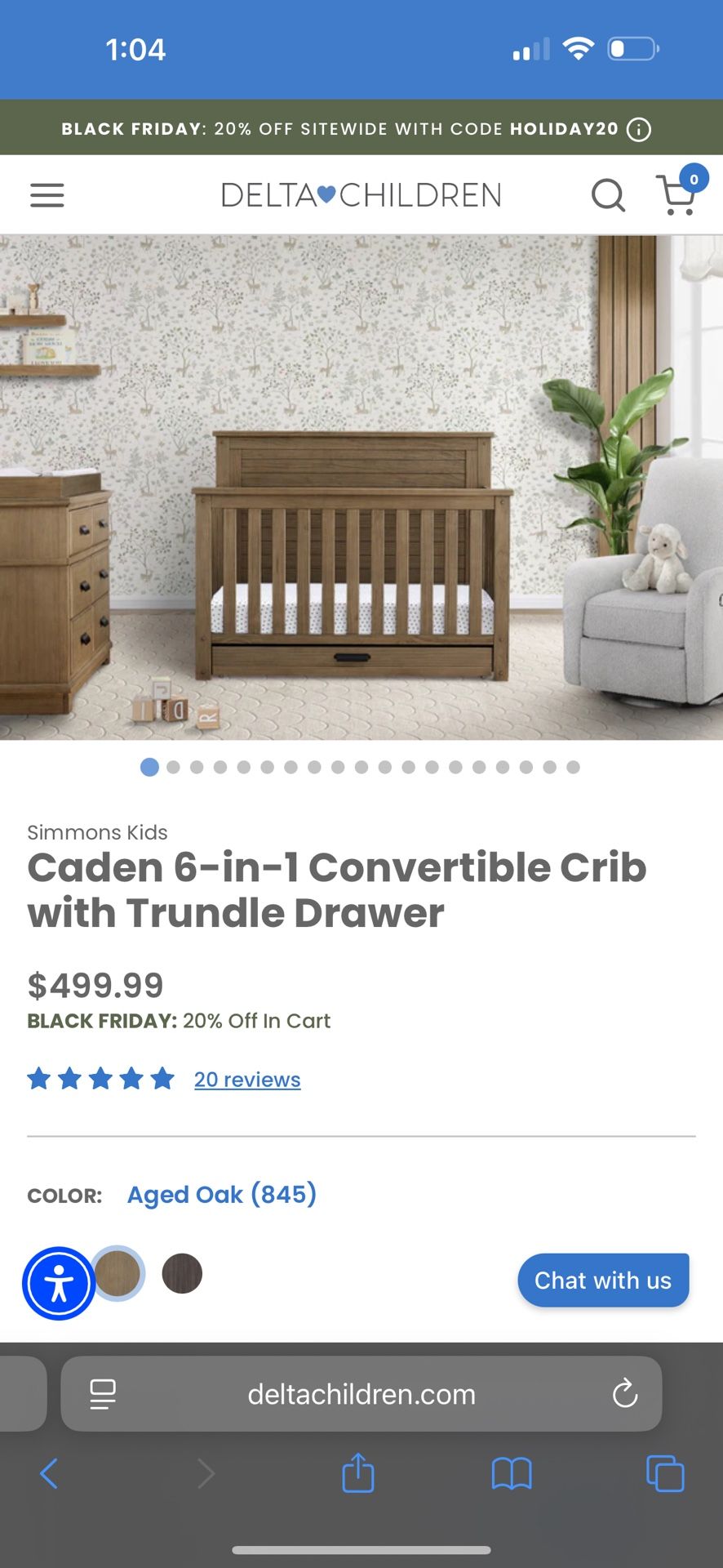 Baby Crib 6-in-1