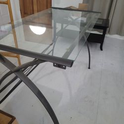 Glass Desk