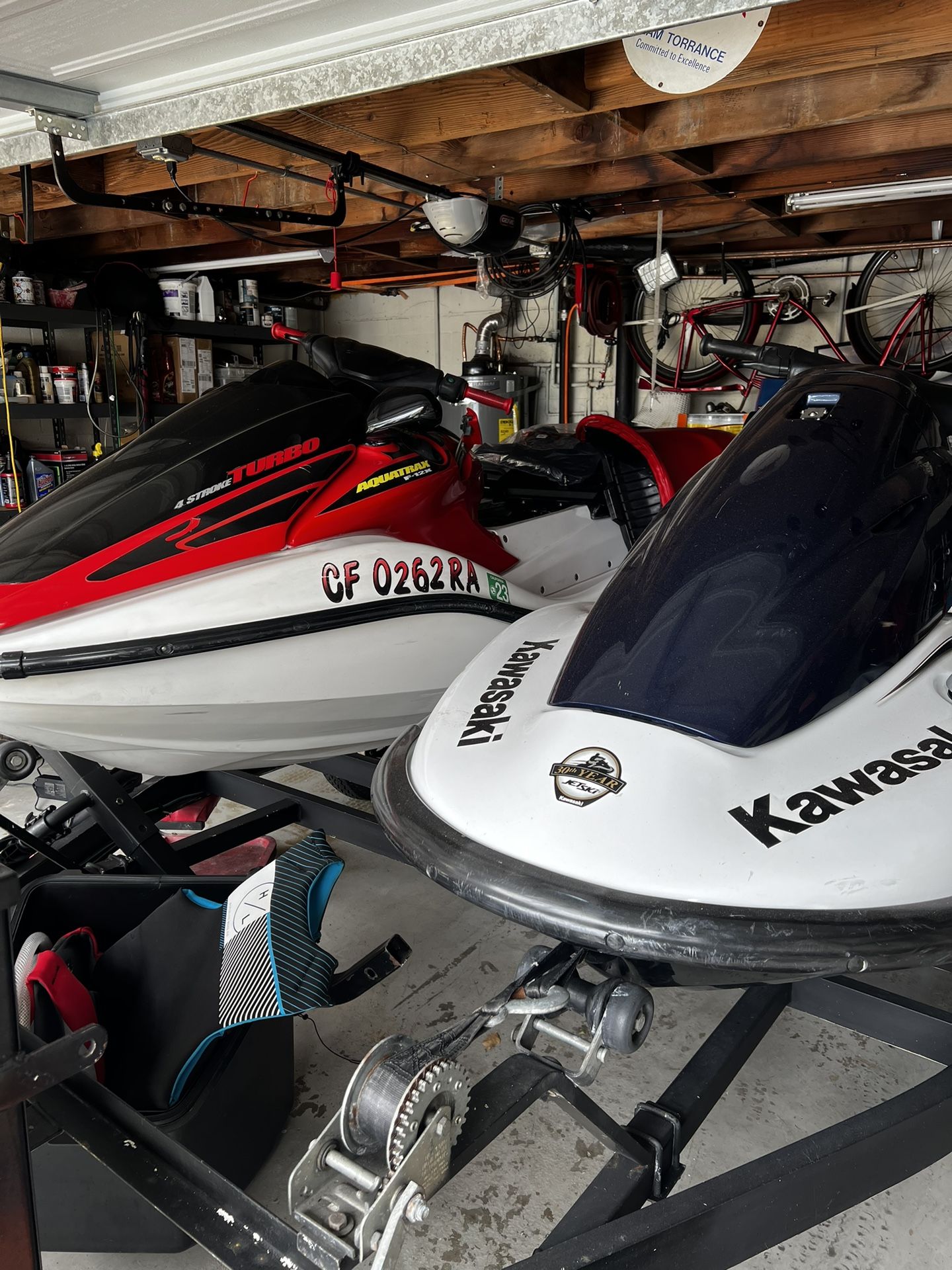 Honda Aquatrax Turbo F12X and Kawasaki STX12F Jet skis PWC for Sale