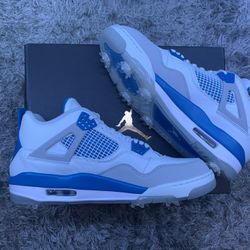 Jordan 4 Retro Gold “Military Blue” Size:11.5 Brand New 