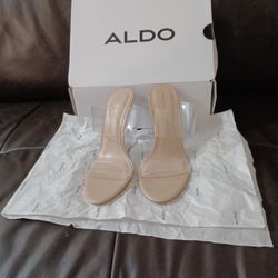 Aldo Clear Long Heel Brand New Shoes 