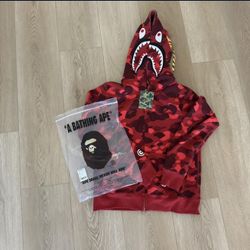 Red Bape Hoodie 