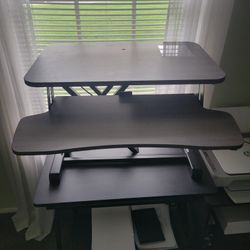 Sit To Stand Riser Desk
