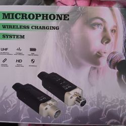 MICROPHONE WIRELESS CHARGING  SYSTEM